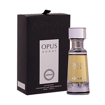 Armaf Opus Homme-Concentrated Luxury French Perfume Oil-0.68 Fl Oz For Men
