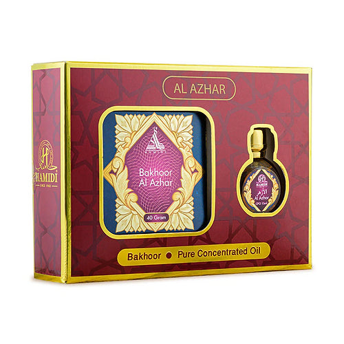 AL AZHAR BAKHOOR 40GM + CPO 15ML - 2 PIECES GIFT SET