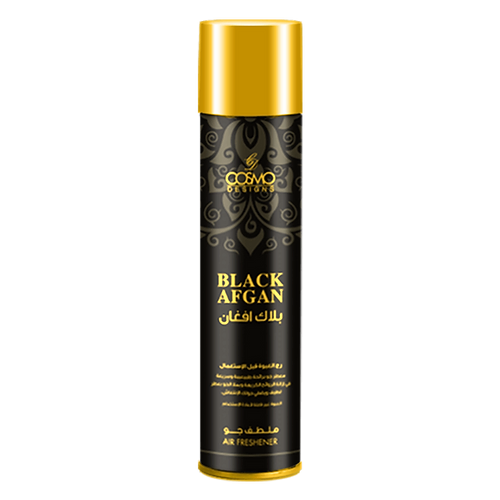 COSMO DESIGN AIR FRESHENER BLACK AFGAN 300 ML/10.1 OZ SPRAY