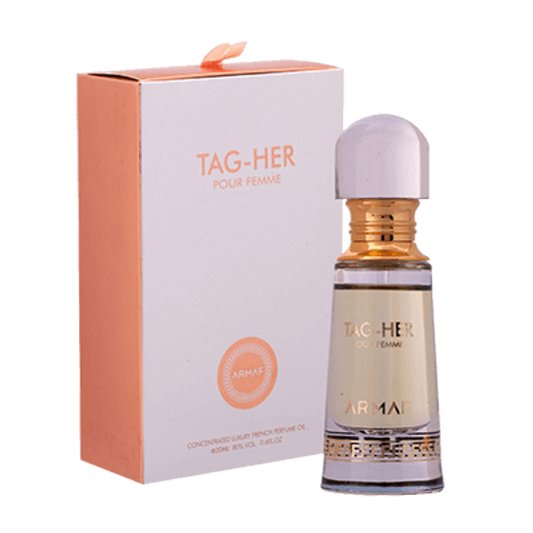 Armaf Tag Her-Concentrated Luxury French Perfume Oil-0.68 Fl Oz